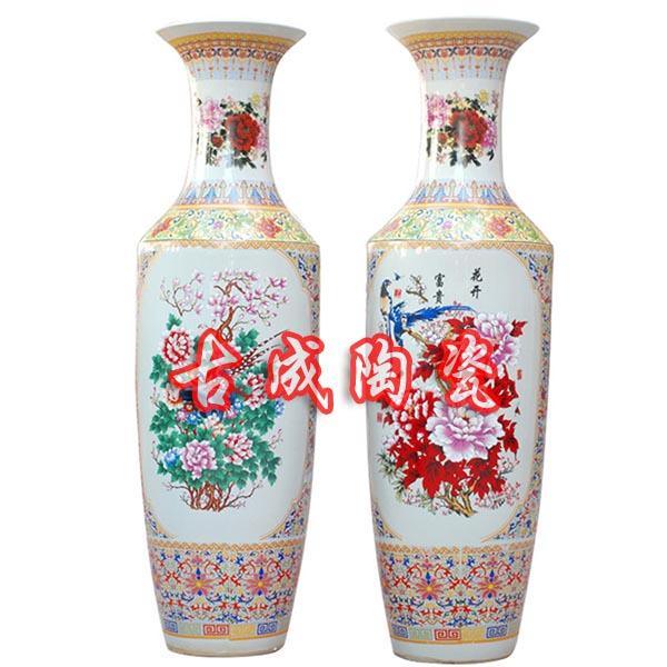 青花瓷花瓶厂家直销 客厅花瓶摆件价格 纪念礼品陶瓷定制
