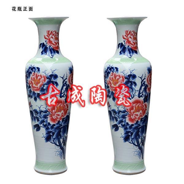 纪念礼品陶瓷定制 青花瓷花瓶厂家直销 景德镇花瓶价格